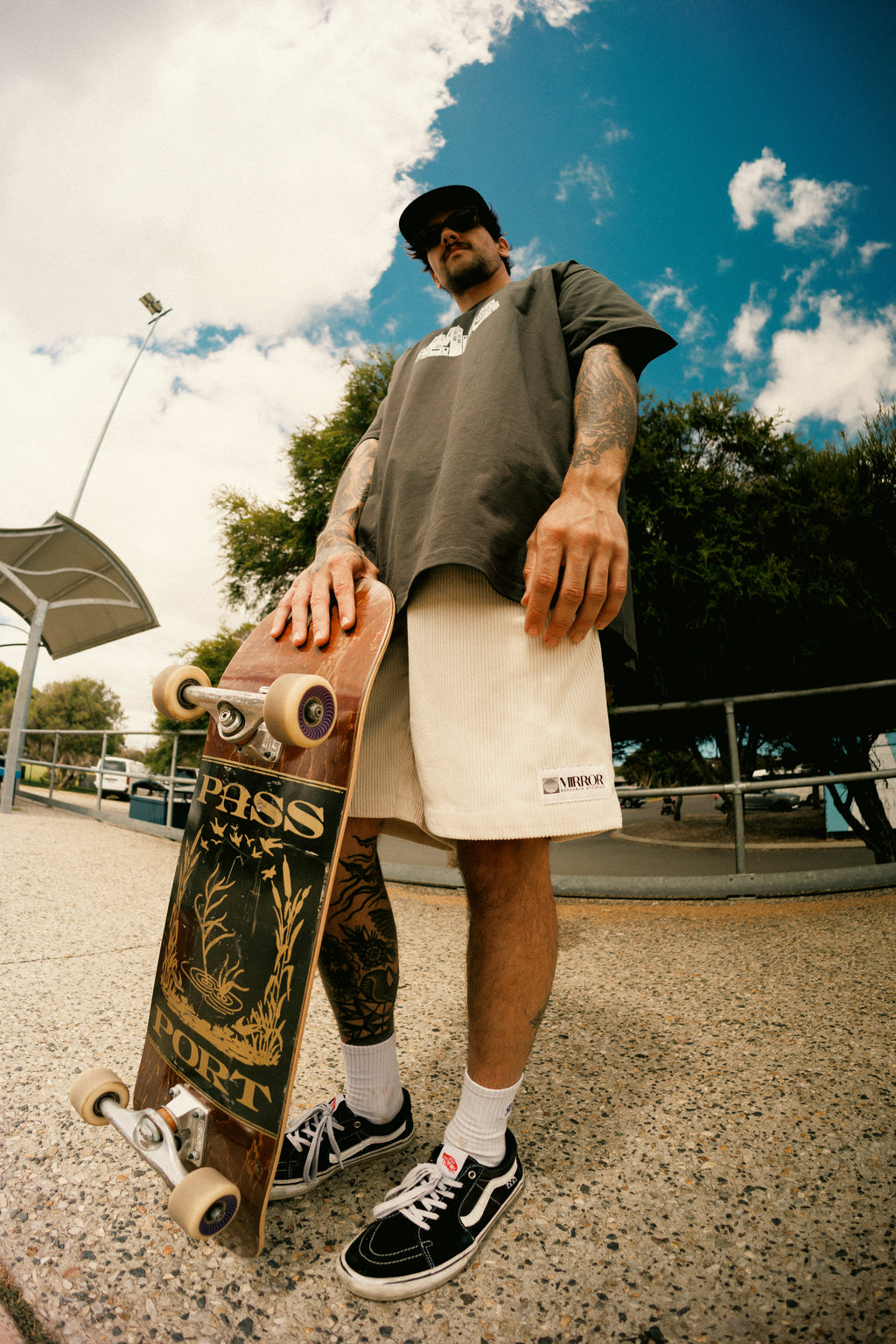 Research Corduroy Shorts (Cream)