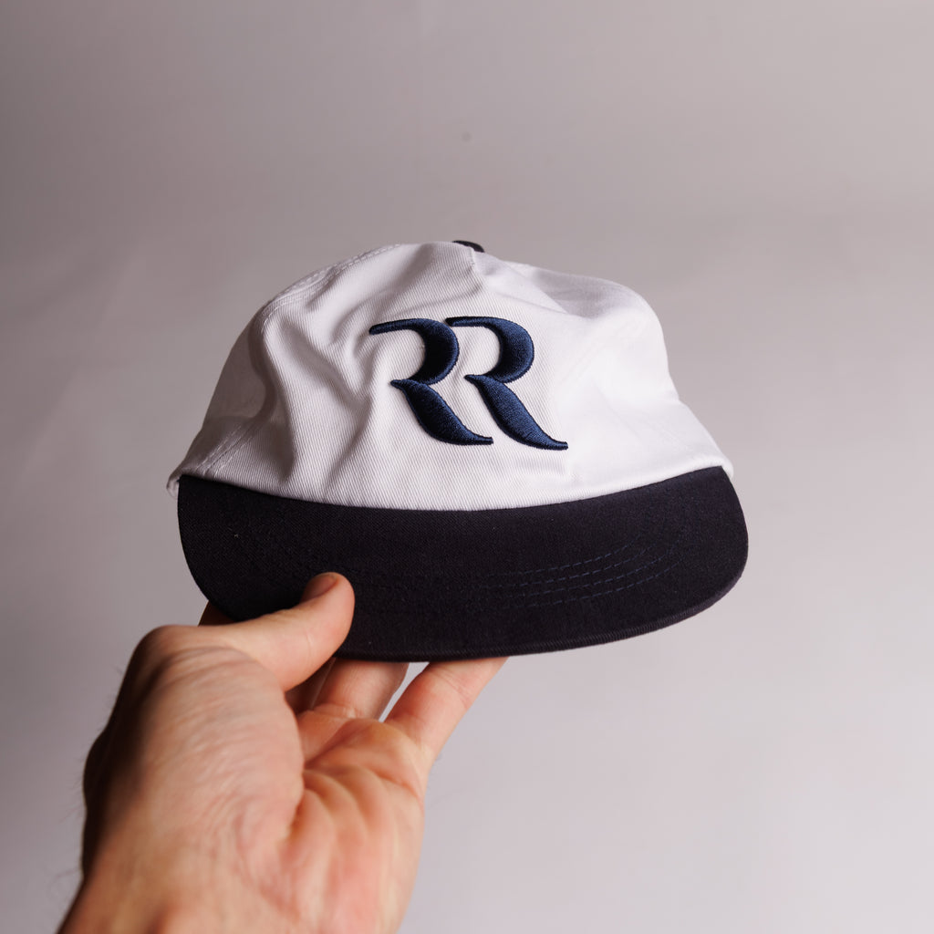 Prestige Logo Hat (White/Navy)