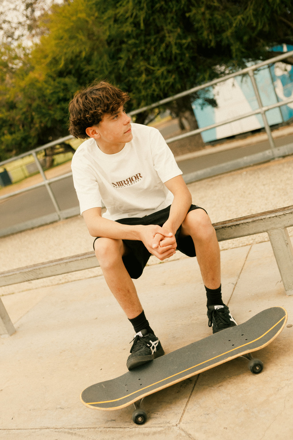 Bold OG Embroidered Tee (Cream)