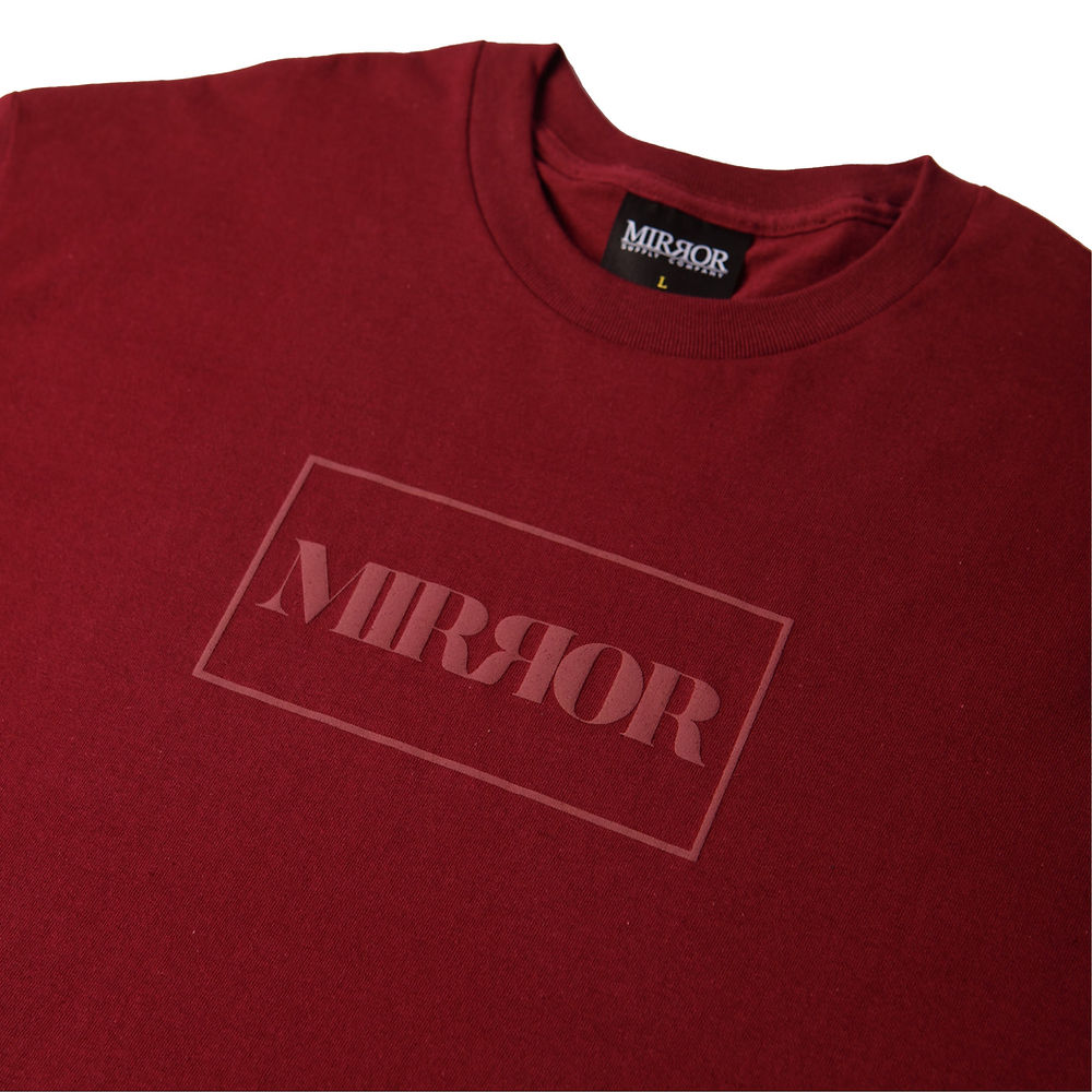 Box Logo HD Tee (Burgundy)