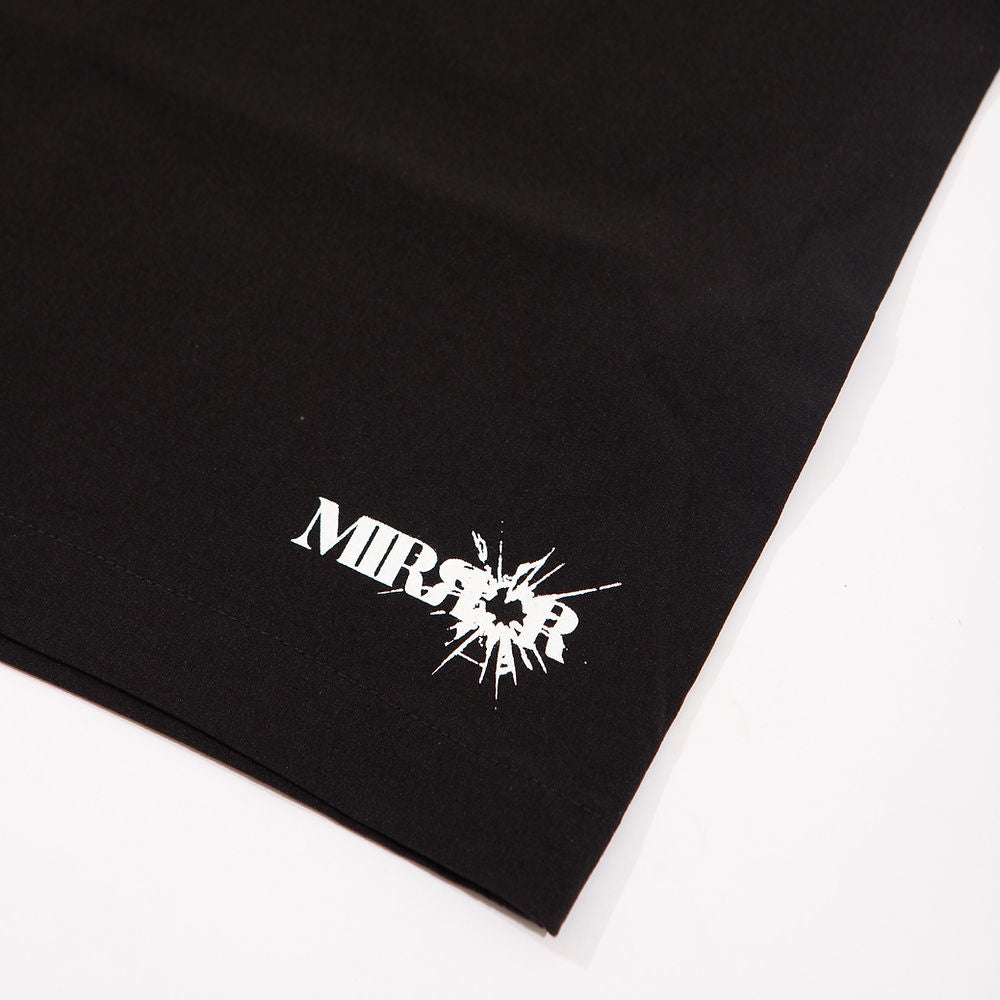 Smashed Mirror Nylon Shorts (Black)