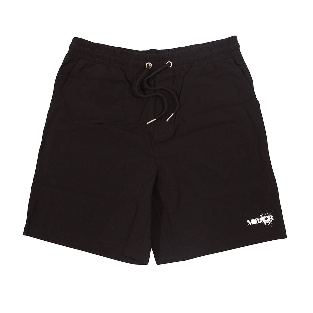 Smashed Mirror Nylon Shorts (Black)