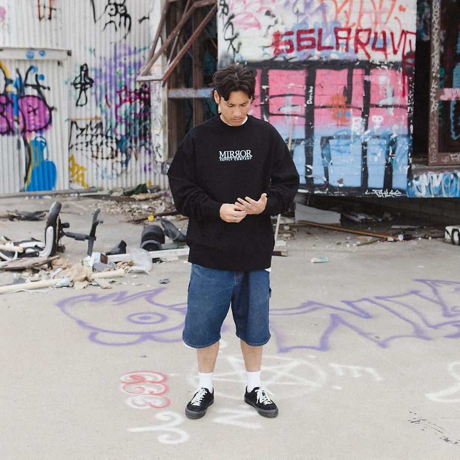 OG Logo Heavyweight Crewneck (Black)