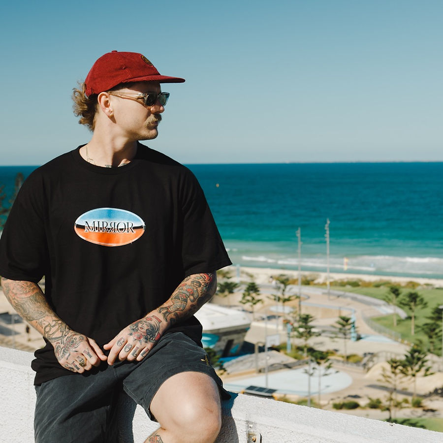 Chrome Logo Tee (Black)