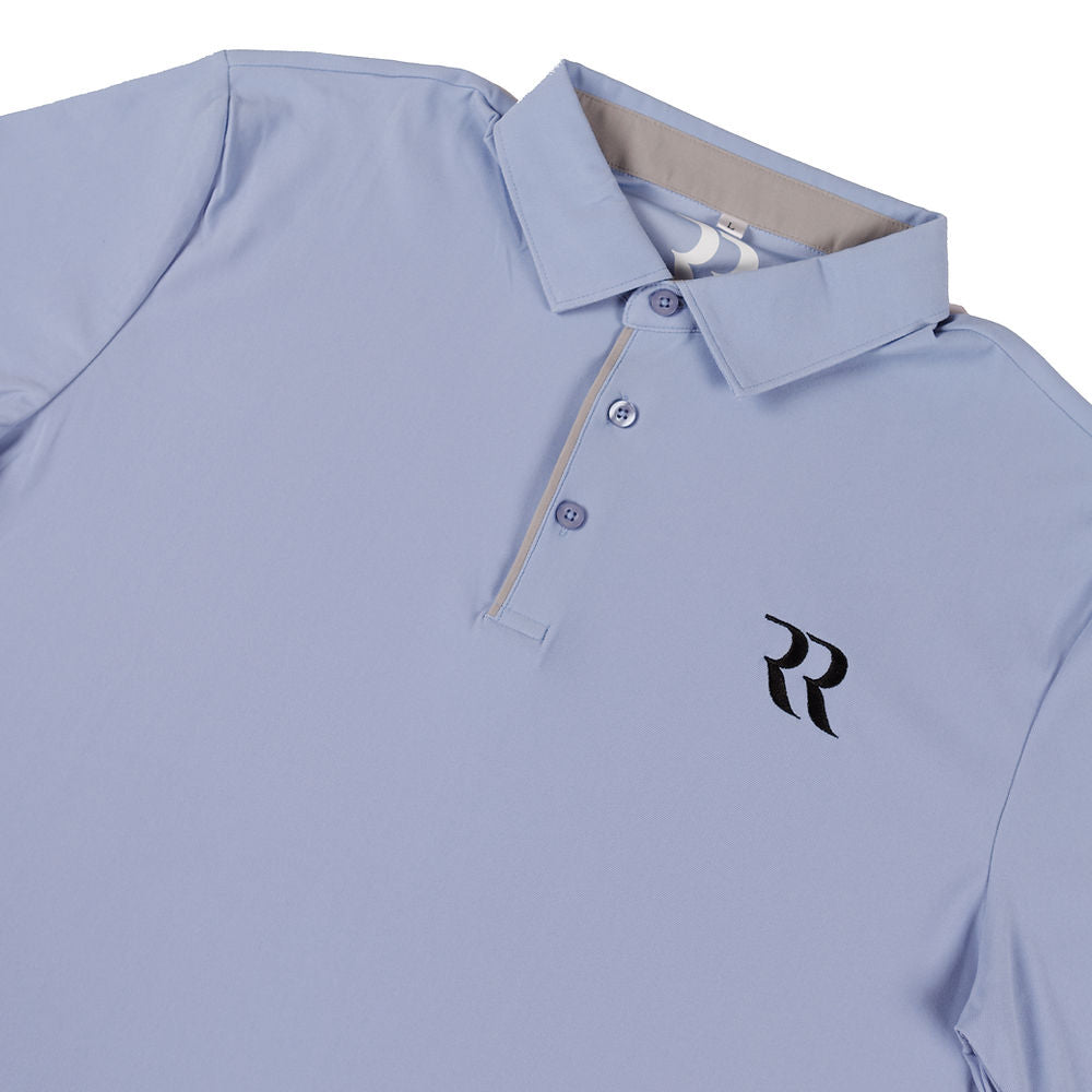 Logo Golf Polo (Sky Blue)