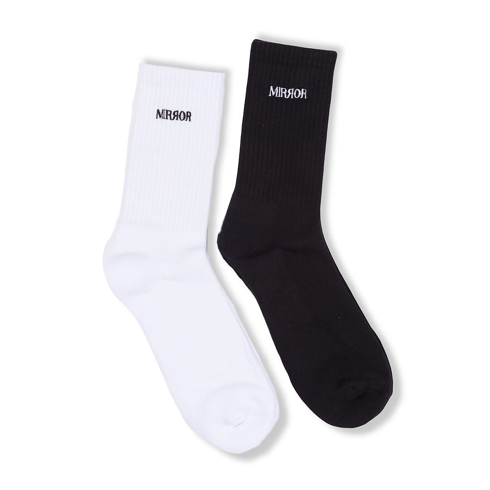Embroidered Bold Logo Socks
