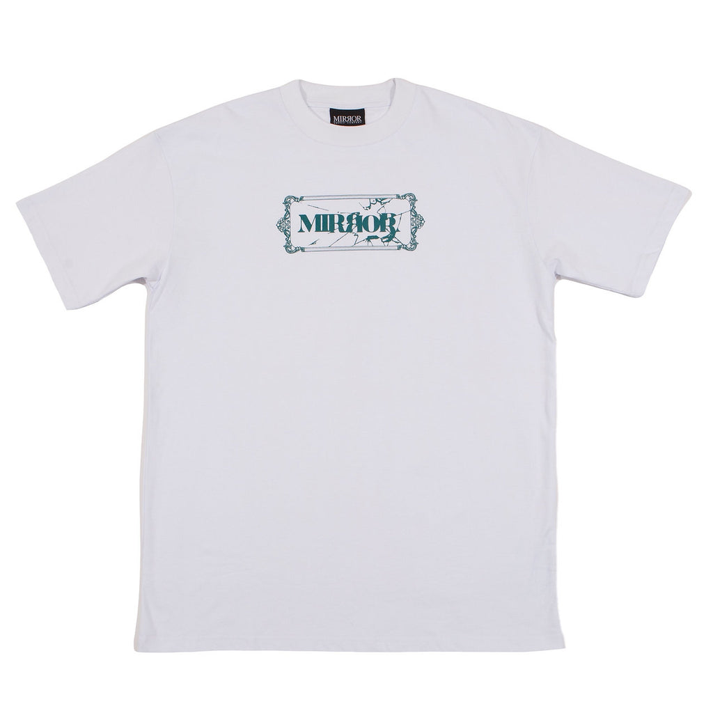 Smashed Mirror Tee (White)