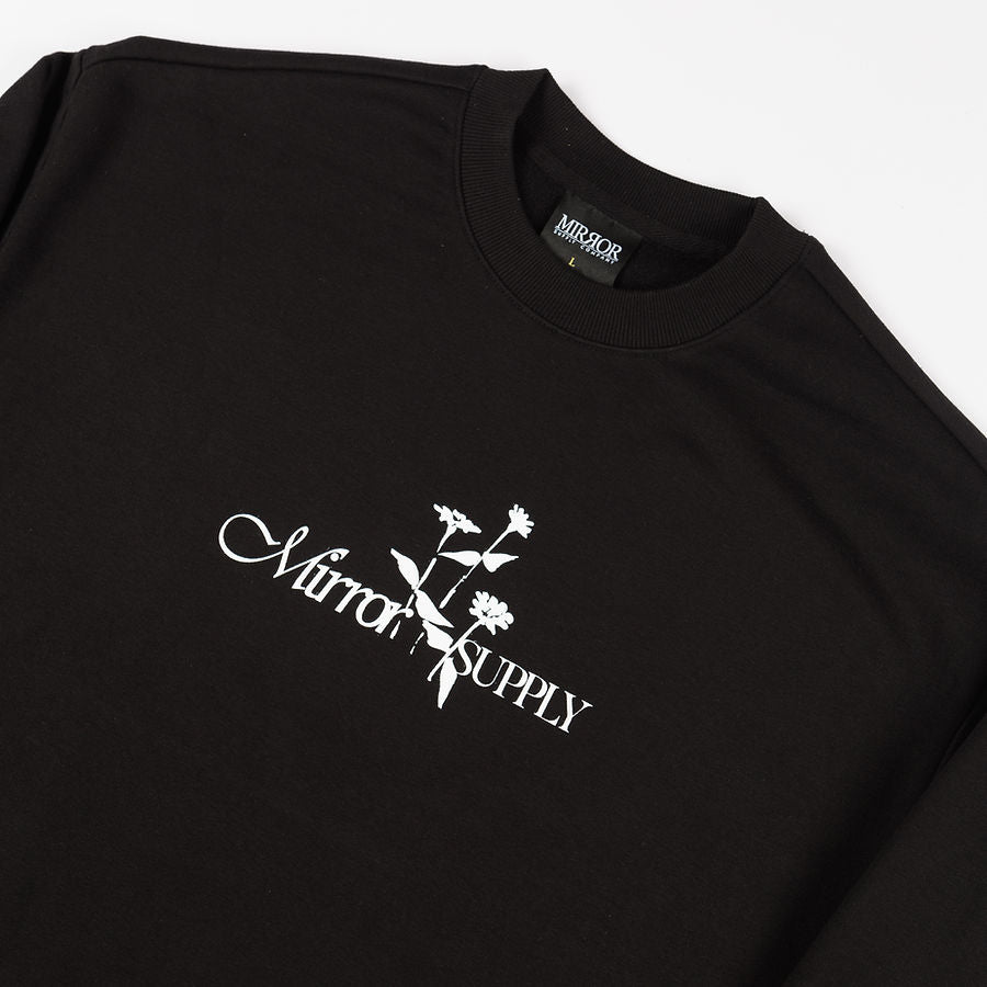 Wonderland Heavyweight Crewneck (Black)