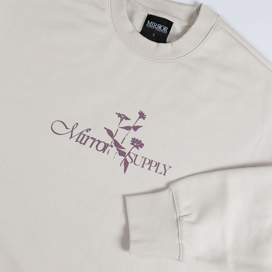 Wonderland Heavyweight Crewneck (Bone)