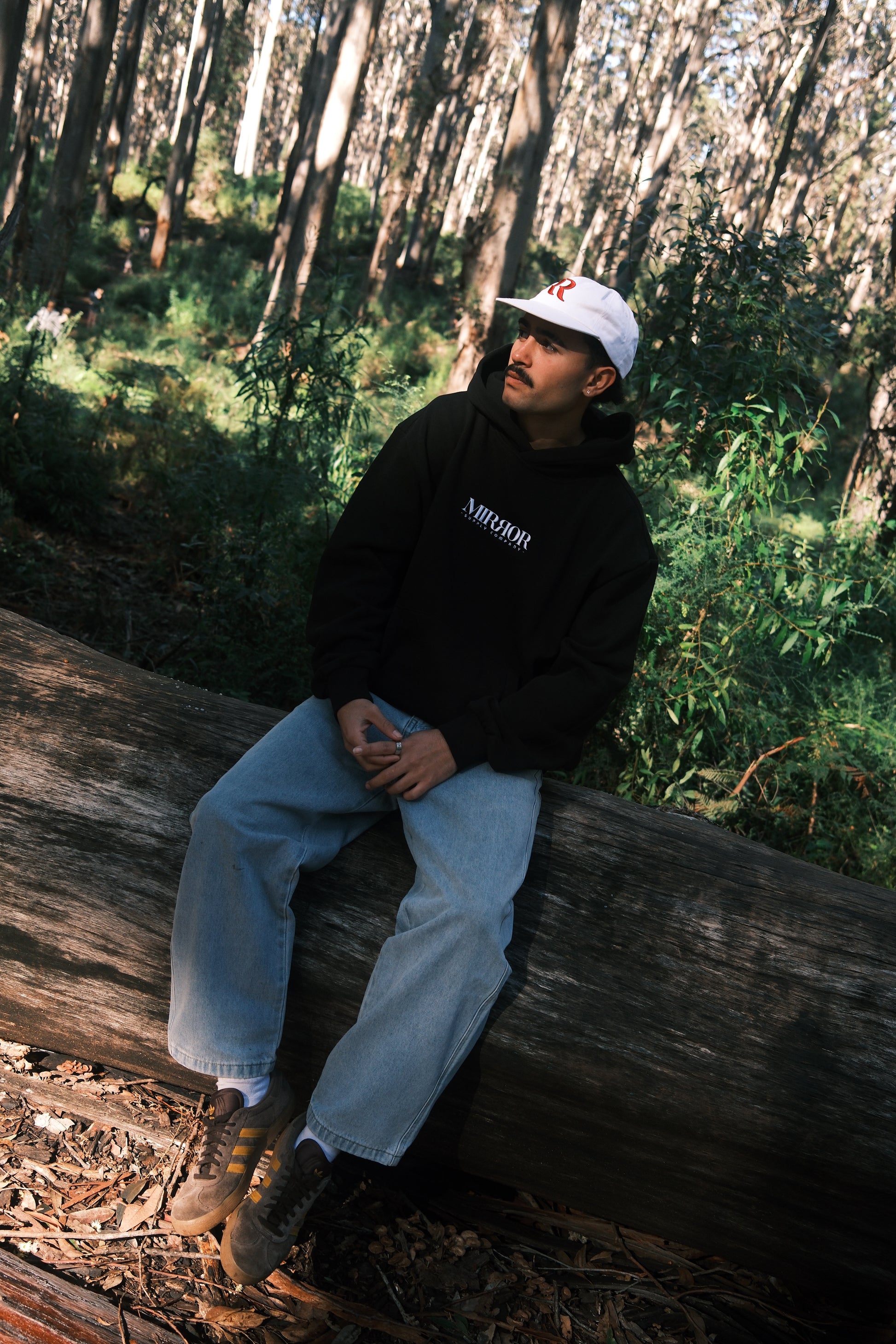 Prestige Logo Hat (White/Red)