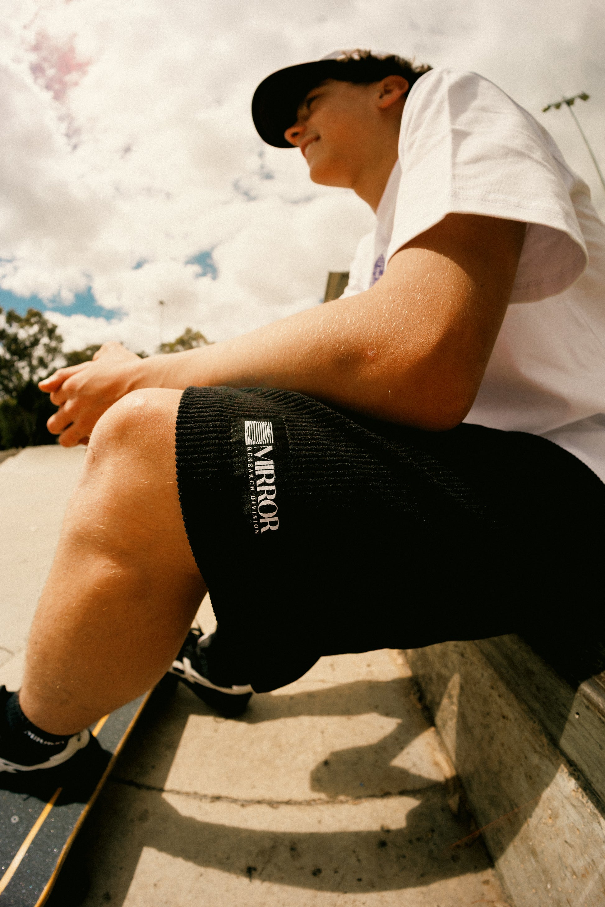 Research Corduroy Shorts (Black)