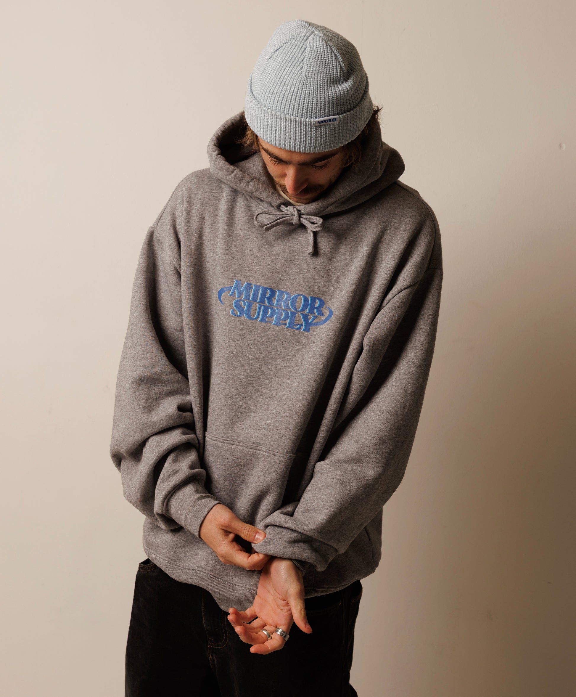 Crescent Heavyweight Hoodie (Grey)