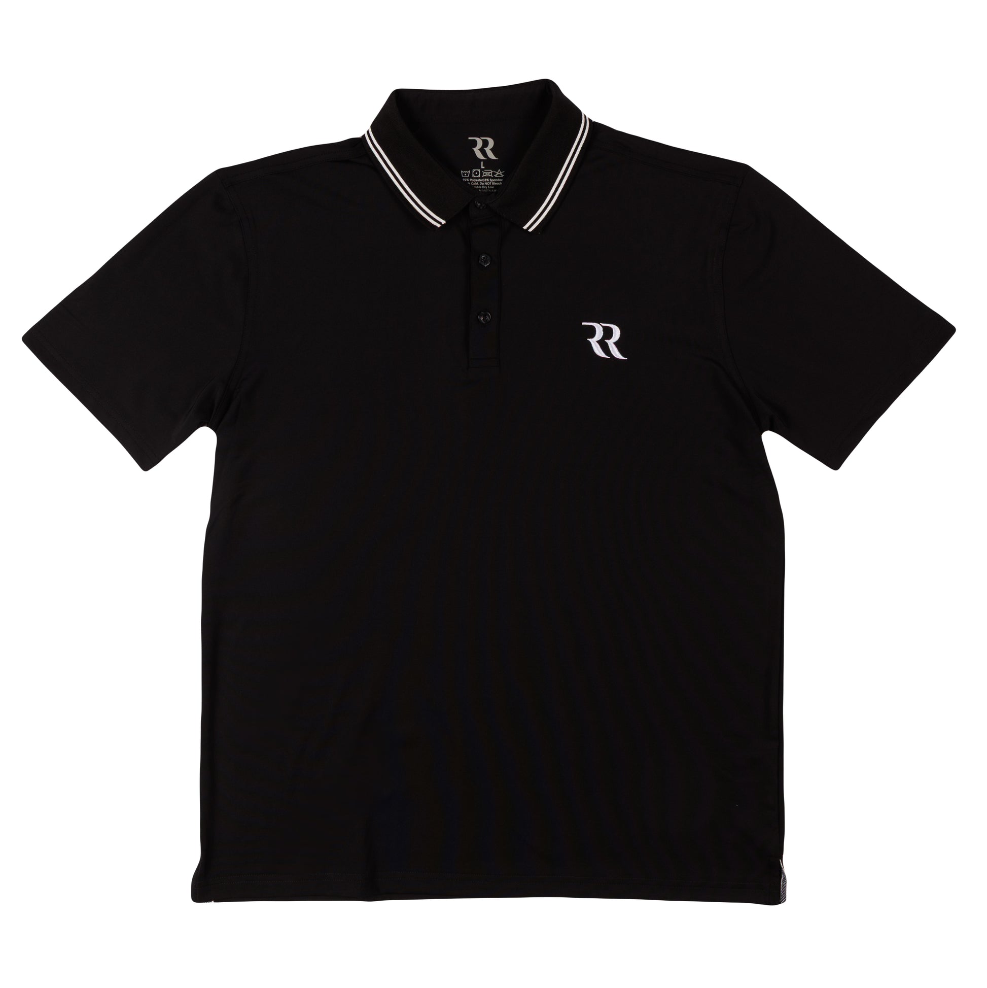 Prestige Logo Golf Polo (Blk/White)