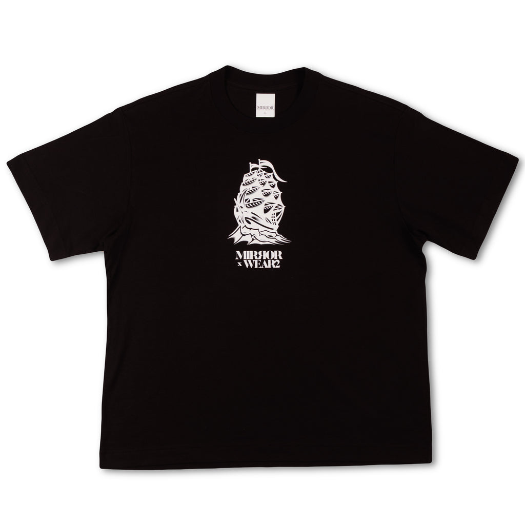 Mirror x Wear2 Boxy Tee (Black)