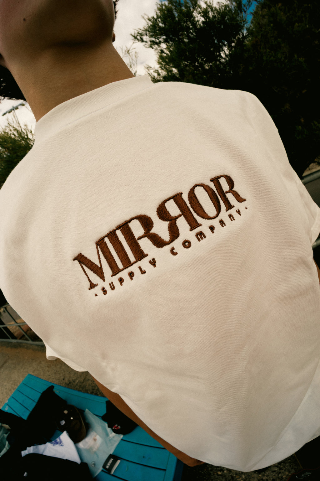 Bold OG Embroidered Tee (Cream)