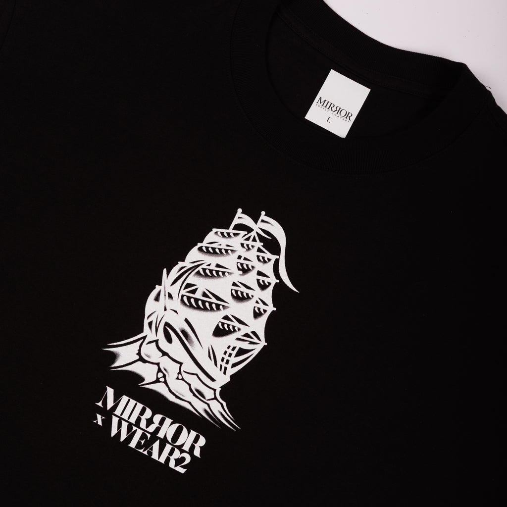 Mirror x Wear2 Boxy Tee (Black)